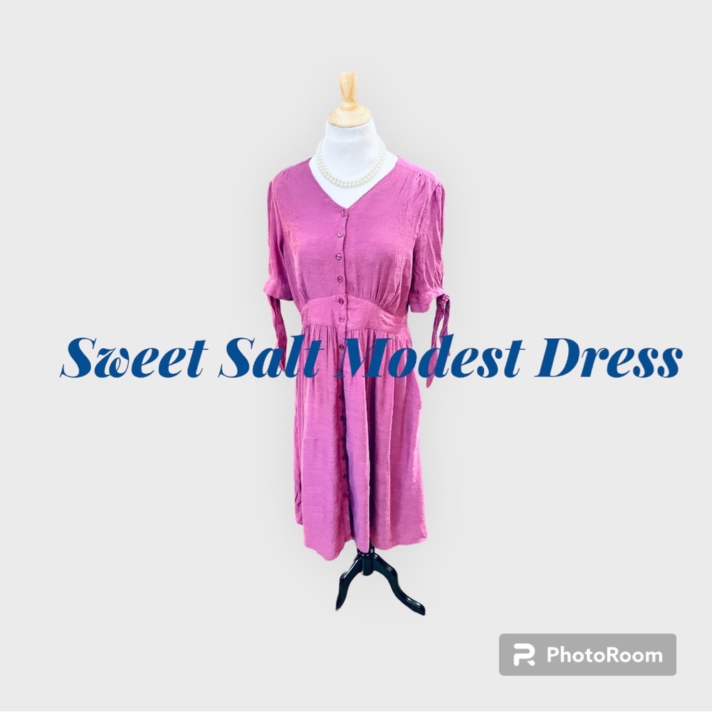 Sweet Salt Modest Dress- vintage inspired!
